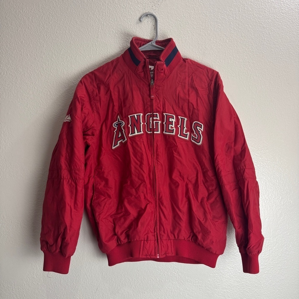 Anaheim Angels Majestic MLB Jacket Womans Size Large
